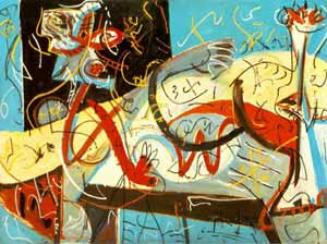 Jackson Pollock's Stenographic